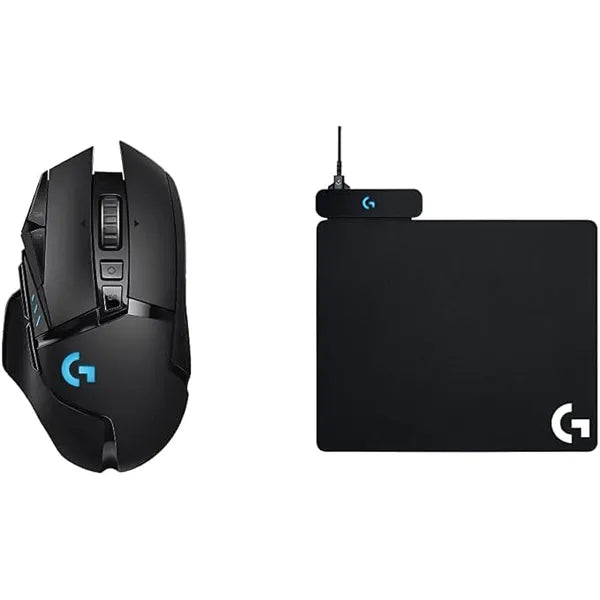 Logitech G502 Powerplay Wireless Charging Mouse Pad (& 943-000110 ) Black