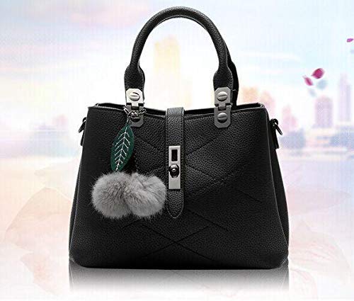 Leather Bag For Women Tote Bags - Black