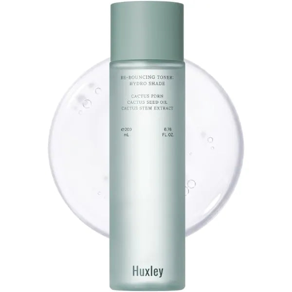 Huxley RE Bouncing Cactus PDRN NMN Toner, Cooling & Calming Care, 6.76 Fl Oz