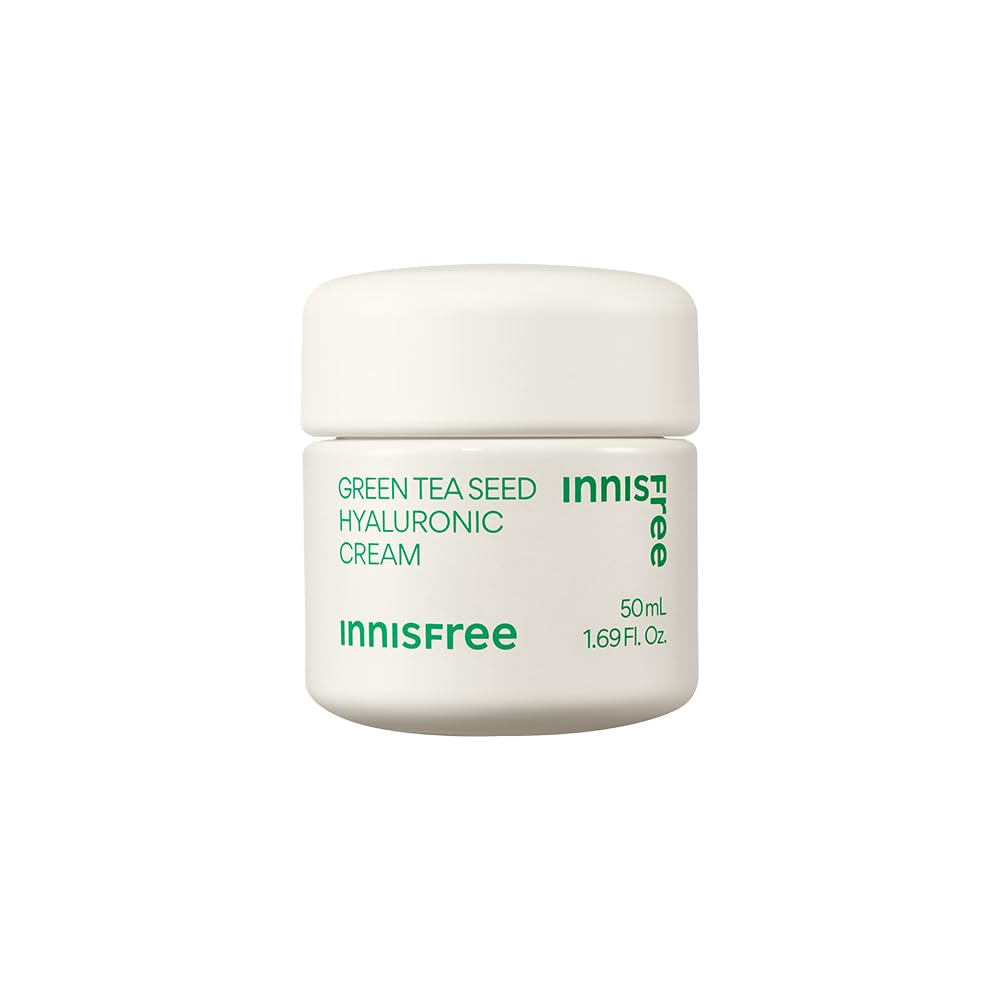 Innisfree Green Tea Seed Cream, Daily Moisturizer Deep, Long-lasting Hydration - 50ml