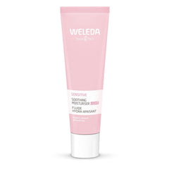 WELEDA Bio Mandel Sensitiv Feuchtigkeitspflege, Naturkosmetik sanfte und unparfümierte Gesichtscreme für sensible Mischhaut im Gesicht und am Hals für einen gesunden Teint (1 x 30 ml)