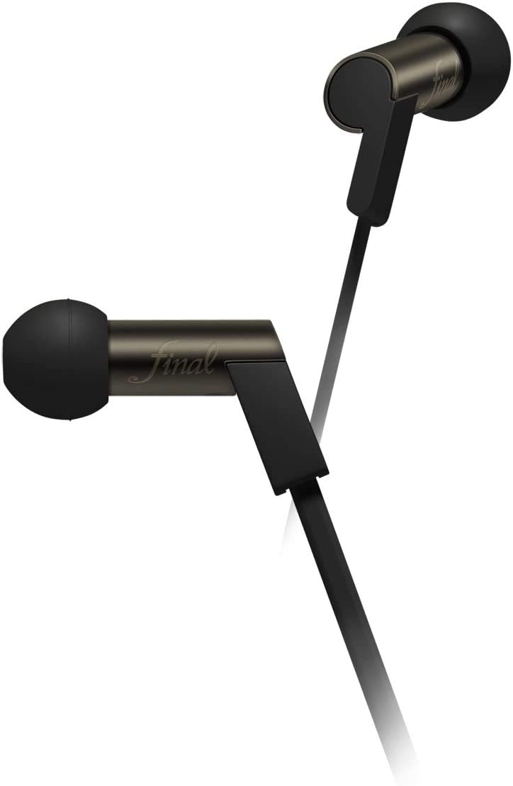 Final Audio E1000C Single Dynamic Driver In-Ear Earphones with Mic - Black
