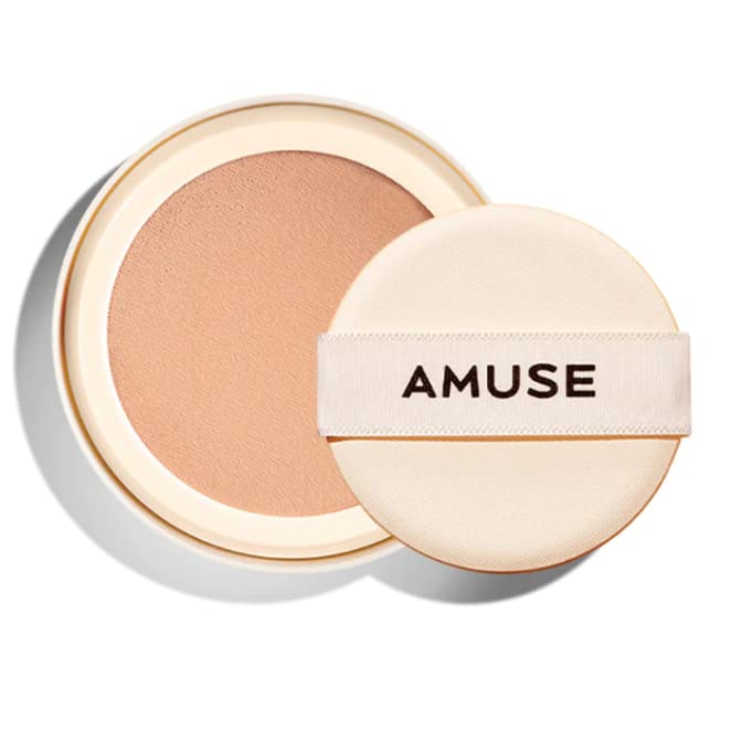 AMUSE Dew Jelly Vegan Cushion Foundation Glow Dewy Finish Clean Beauty Dry and Sensitive Skin Eco-Friendly (02 NUDE REFILL)