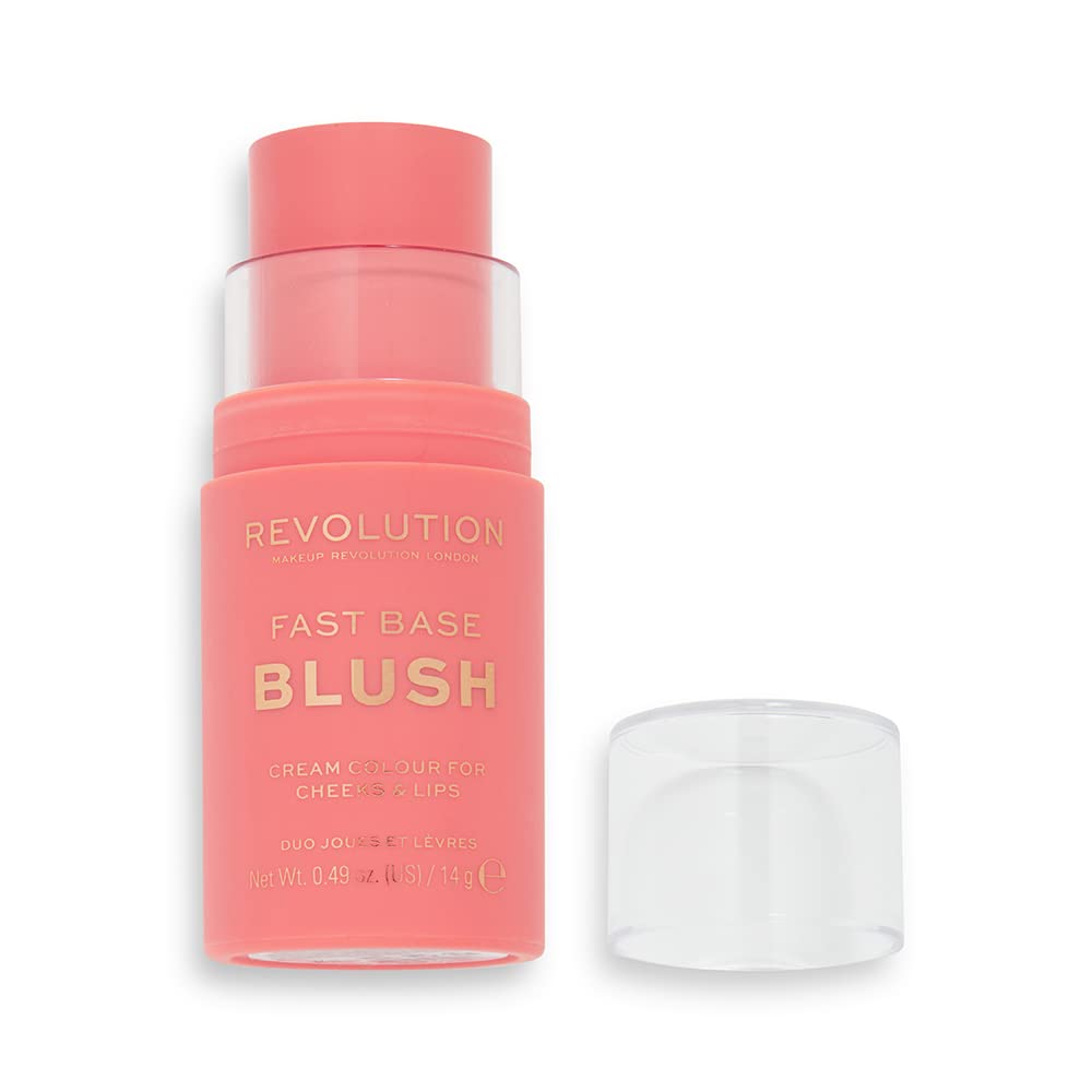 Makeup Revolution Fast Base Face Blush Stick 14 g, Peach
