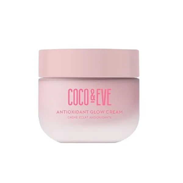 Coco & Eve Antioxidant Glow Cream. With Niacinamide, Hyaluronic Acid, & Ceramide to nourish, protect, repair & smoothen the skin. Suitable for sensitive skin 1.76 fl oz