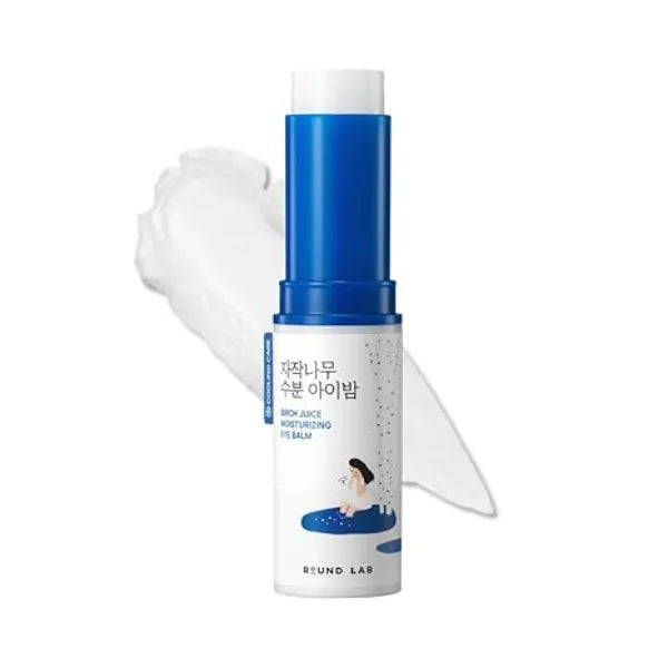 ROUND LAB Birch Juice Icy Cooling Eye Stick Depuffing Glow Booster Balm for Puffy Eyes, Dark Circles, Fine Lines On the Go Moisturizer Korean Skincare 0.35 oz