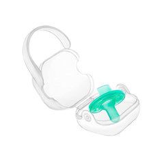 LDLD Pacifier Case Pacifier Holder Case Pacifier Clip Binky Holder Case Pacifier Box Pacifier Accessories 4 Pack Clear Hook Design