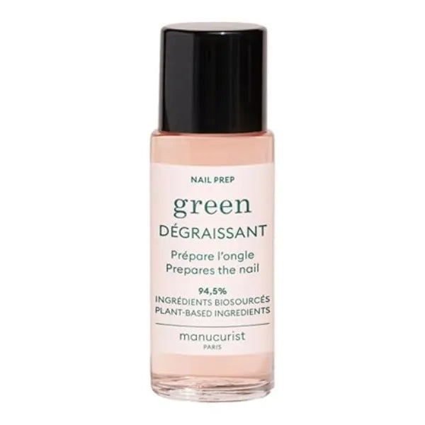 Manucurist Nail Degreaser Efficient and Bio Sourced 94,5% Extend the wear of Nail Polish Green Compatible System Green Nail Care Nail Cleaner 1 fl oz