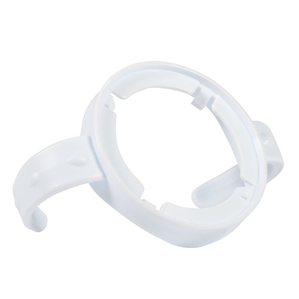5 Packs Baby Feeding Nursing Bottle Holders Easy Grip Standard Plastic Handle for for Avent Natural Series White