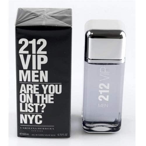 CAROLINA HERRERA 212 VIP Men by perfume for men Eau de Toilette, 200ml, Oriental & Spicy