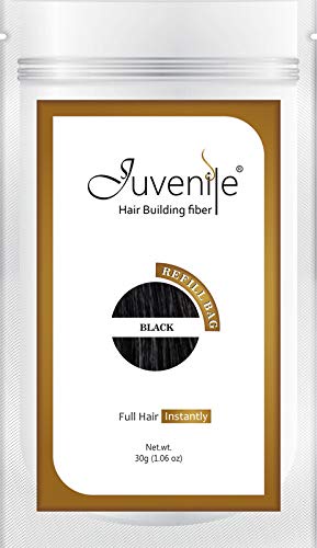 Juvenile Black Hair Fibers Refill Pack - 30g