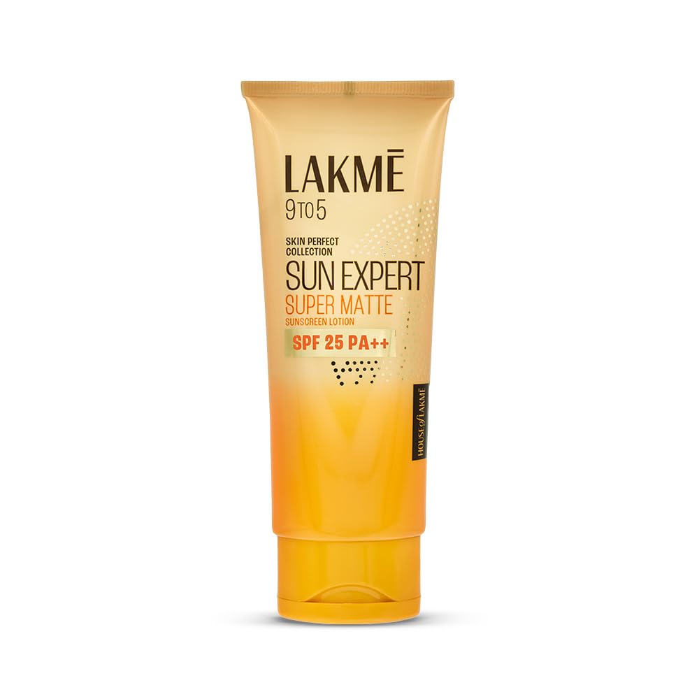 Lakme All Sun Expert SPF 25 PA++ Super Matte Lotion Sunscreen, Lightweight, Non Sticky,50ml