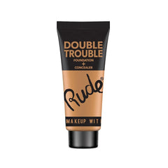 RUDE DOUBLE TROUBLE Foundation + Concealer, Ivory