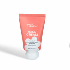 Earth Rhythm Hand Cream - Floral Garden for Dry & Rough Hand, Intense Moisturization Non Greasy, Fast Absorbing Enriched with Ceramides, Shea Butter, Cacao Seed Butter for Men & Women - 30gm