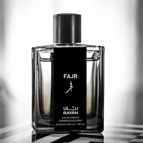 RAYAN Fajr Pefume - 100 mL Eau de Parfum, Arabian Perfume for Men with Sophisticated Scents of Rosemary, Spicy, Saffron, Patchouli, & Musk, Long Lasting Perfume for Men, A Gift for All Occasion