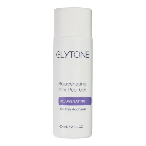 Glytone Rejuvenating Mini Peel Gel | Face Exfoliator with 10.8% FAV Glycolic Acid | Peeling Gel for Face Retexturizes and Reduces Fine Lines & Wrinkles | Dead Skin Remover Chemical Peel | 2 fl oz