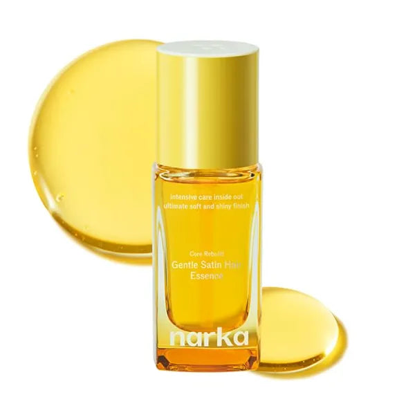 NARKA Satin Anti-Frizz Hair Oil – Lightweight Non-Greasy Hair Oil, Deep Inner & Outer Care, Frizz Control & Daily Moisture for Soft, Radiant Hair (30ml / 1.01 fl oz.)