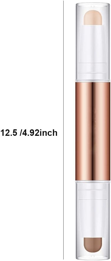 Women Facial Make Up Double-Headed Stick Portable Highlighter Shadow Bronzers Contouring Cosmetics for Professional, Type 1