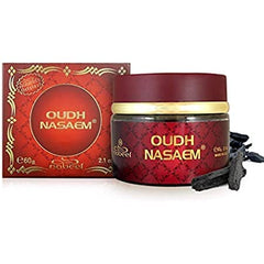 Nabeel Perfumes Oudh Nasaem Incense (60g) - Pack of 4