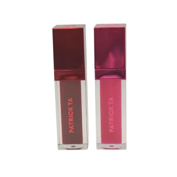 Patrick Ta Major Volume Plumping Gloss Duo – High-Shine Lip Gloss Set