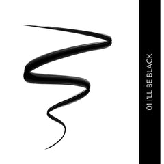 Sugar Cosmetics Wingman Microliner 01 I Will Be Black Waterproof Fine Tip, Jet Black Formula, Smudge Proof, Multicolor