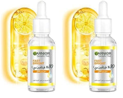 Garnier Fast Bright Face Serum, Brighter Skin 30x, For Spotless Skin, With Vitamin C & Niacinamide, SkinActive, 50 ml (Pack of 2)
