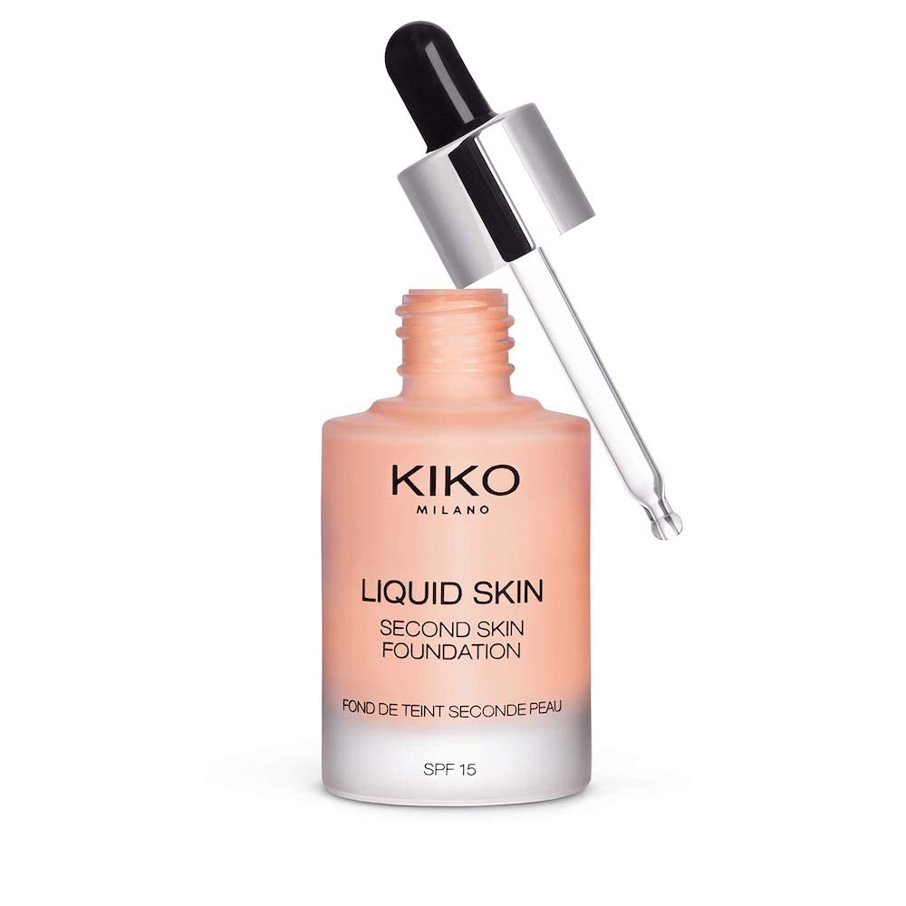 KIKO Milano Liquid Second Skin Foundation 03 Warm Rose 30, 30 ml