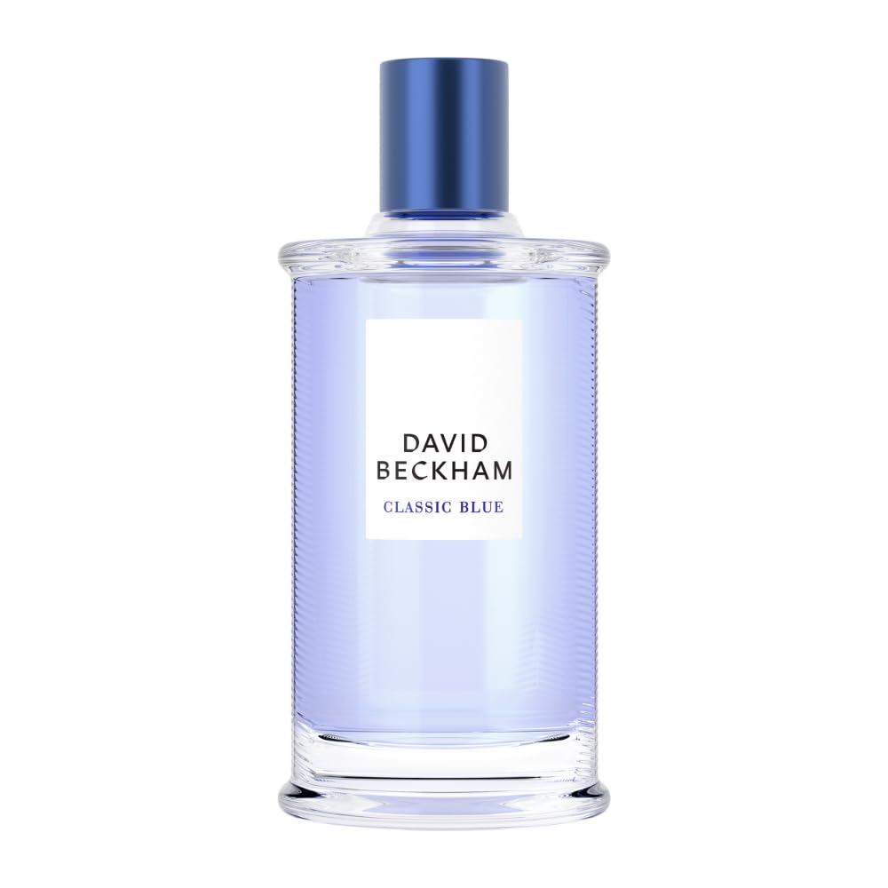 David Beckham Classic Blue Eau de Toilette For Him- Men's Fragrance, David Beckham Fragrance, Citrusy, Woody Scent - 100ml (3.5oz)