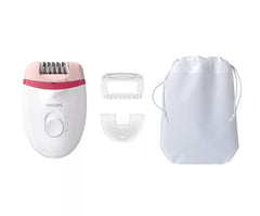 Philips Satinelle Essential Corded compact epilator BRE255/00, 2 Years Warranty