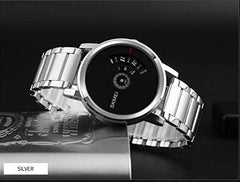 skmei Casual Watch For Men Analog Stainless Steel - 1260 - Silver