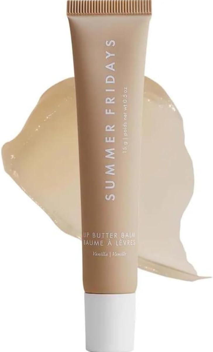 Lip Butter Balm - Conditioning Lip Mask and Lip Balm for Instant Moisture (Vanilla)