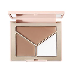 NLLNT Soft Compact Bronzing Matt Powder 3D Makeup V-Shaped Face Contour Shading Bronzers Palette