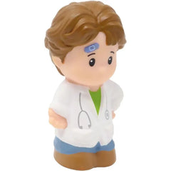 Fisher-Price Replacement Part Little People Collectible Hospital Doctor Visit Playset CDH88 - Replacement Male Physician Wearing White Lab Coat with Stethoscope