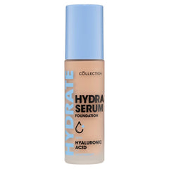 Collection Cosmetics Hydra Serum Foundation, Breathable Formula for Glowy Skin, 30ml, Biscuit
