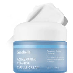 Genabelle Revitalize & Nourish: Aquabarrier Ceramide Capsule Cream - Intensive Hydration & Skin Barrier Repair | 72-Hour Moisture Lock, Dermatologist Tested, 1.69 fl Oz