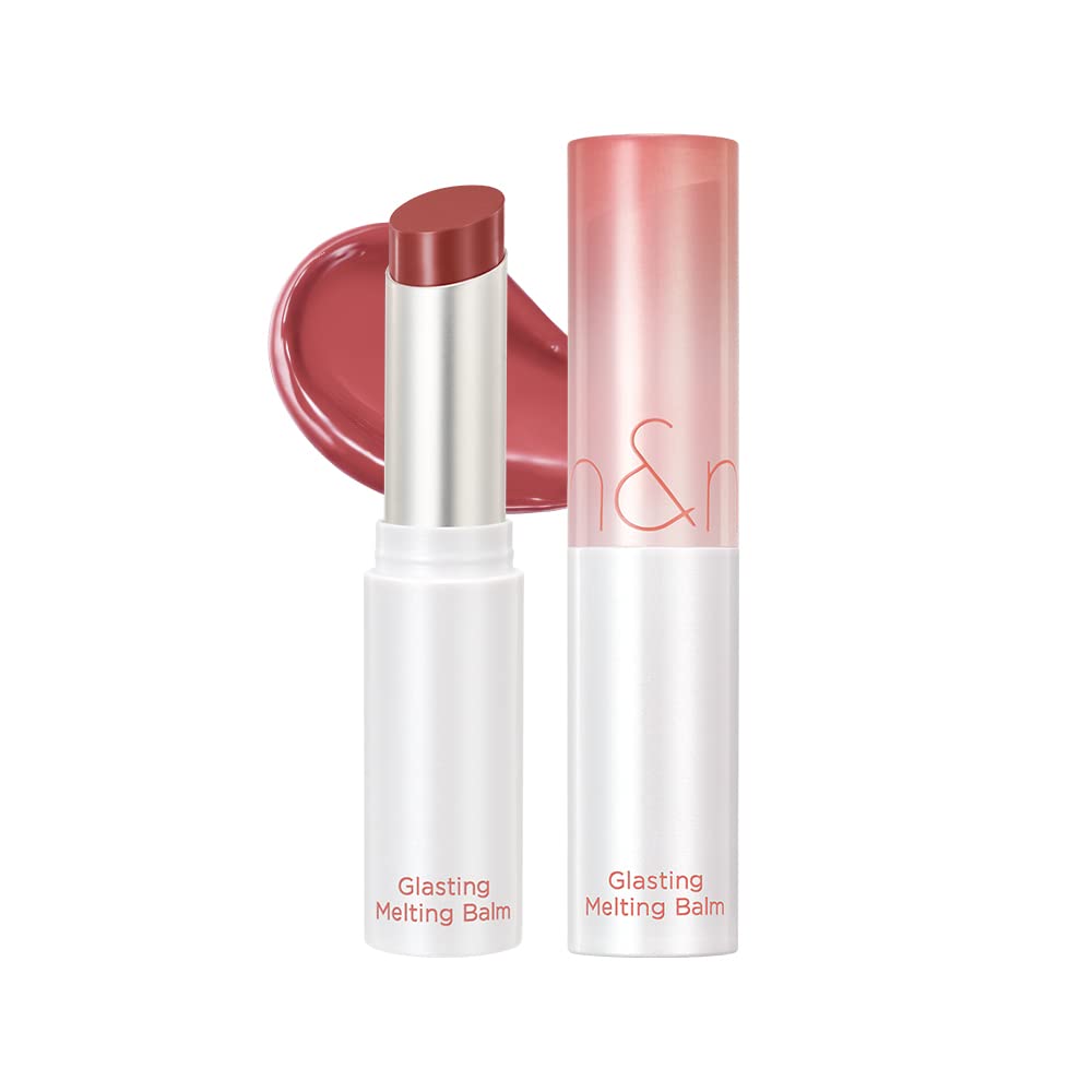 rom&nd Glasting Melting Balm, Glossy, Plumping Lips, Moisture, Translucent, Water Bomb, High Pigmented, Vegan - 3.5g, 06 KAYA FIG