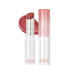 rom&nd Glasting Melting Balm, Glossy, Plumping Lips, Moisture, Translucent, Water Bomb, High Pigmented, Vegan - 3.5g, 06 KAYA FIG