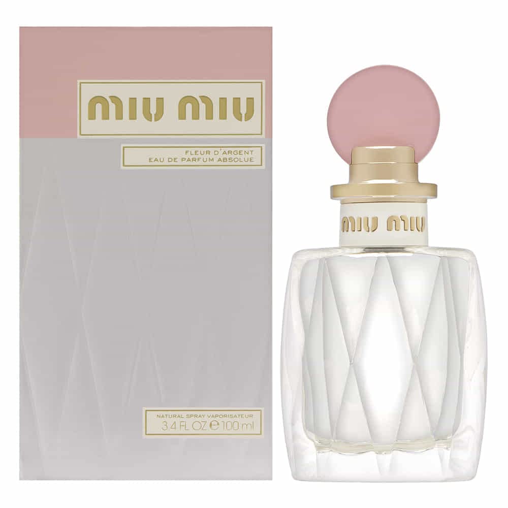 Miu Miu FlEUr D'Argent Eau De Parfum For Women, 3.4 Oz.