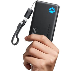 INIU 45W Fast Charging 10000mAh Portable Power Bank – Ultra Compact Travel Charger with Detachable USB-C Cable