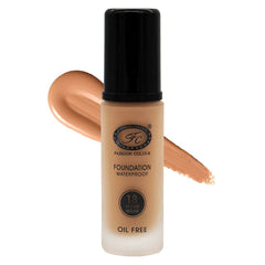 Fashion Colour Oil Free Foundation, Waterproof and 18 Hour Wear 30ml (03 Golden Beige)