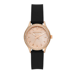Skechers Women's Watch and Stackable Bracelet Gift Set - Starline Black