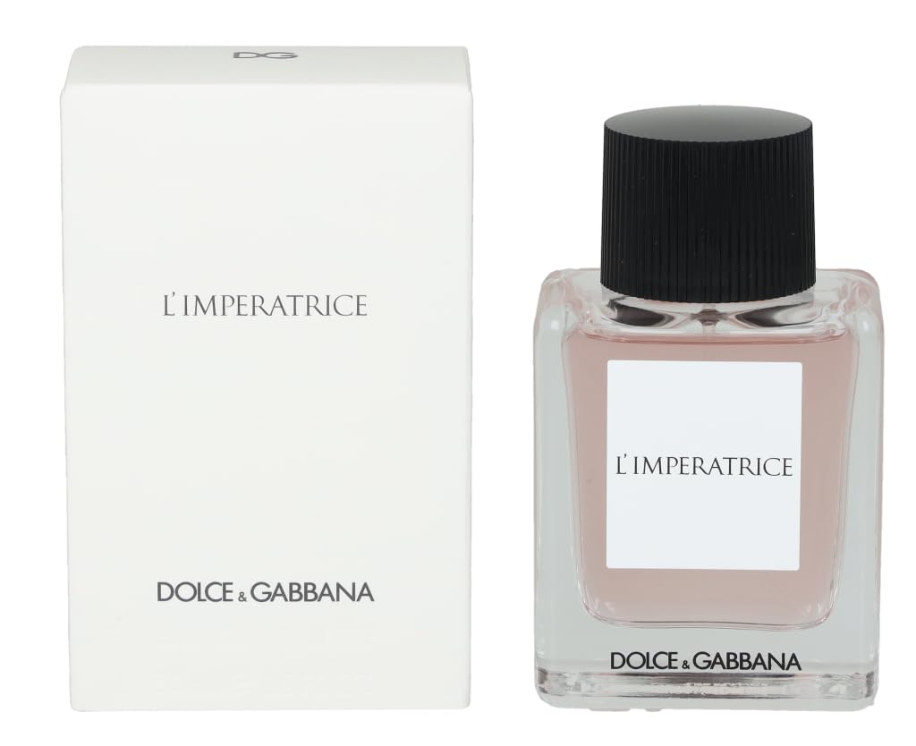 Dolce & Gabbana D&G 3 L'Imperatrice Eau De Toilette 50Ml, White, 50 ml (Pack of 1)