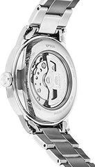 Orient Men's "Helios' Stainless Steel Japanese-Automatic/Hand Winding Open-Heart Display