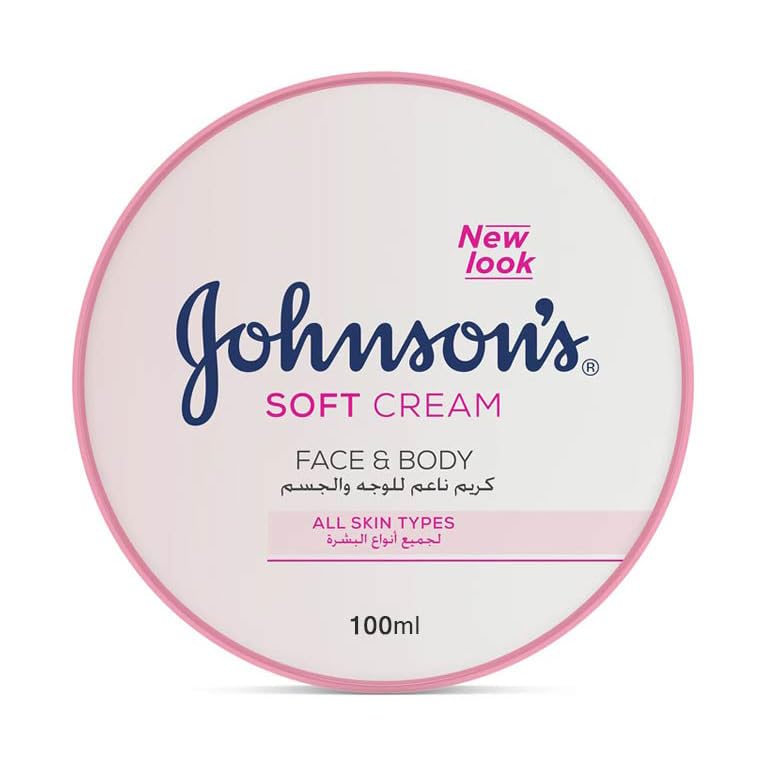 Johnson's Body Cream, 24 Hour Moisture, Soft, 100Ml