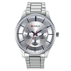 CURREN Men Japan Quartz Wristwatch Fashion Casual Clock Stainless Steel Band Business Wrist Watch,8282