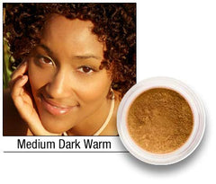 Sheer Miracle SPF 30 Premium Loose Mineral Foundation Makeup 8g (7 Shades Available) (Medium Dark Warm (Medium dark skin with red yellow undertones))