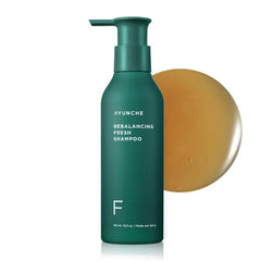 AYUNCHE Rebalancing Shampoo Fresh 11 fl. oz. [For Oily Scalp] | Cleanse Excess Sebum & Oiliness | Strengthen and Protect Hair Roots | Anti-Hair Loss and Anti-Thinning Shampoo | Korean Salon Brand