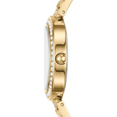 Fossil Karli Three-Hand Gold-Tone Stainless Steel Watch and Bracelet Box Set - BQ3903SET