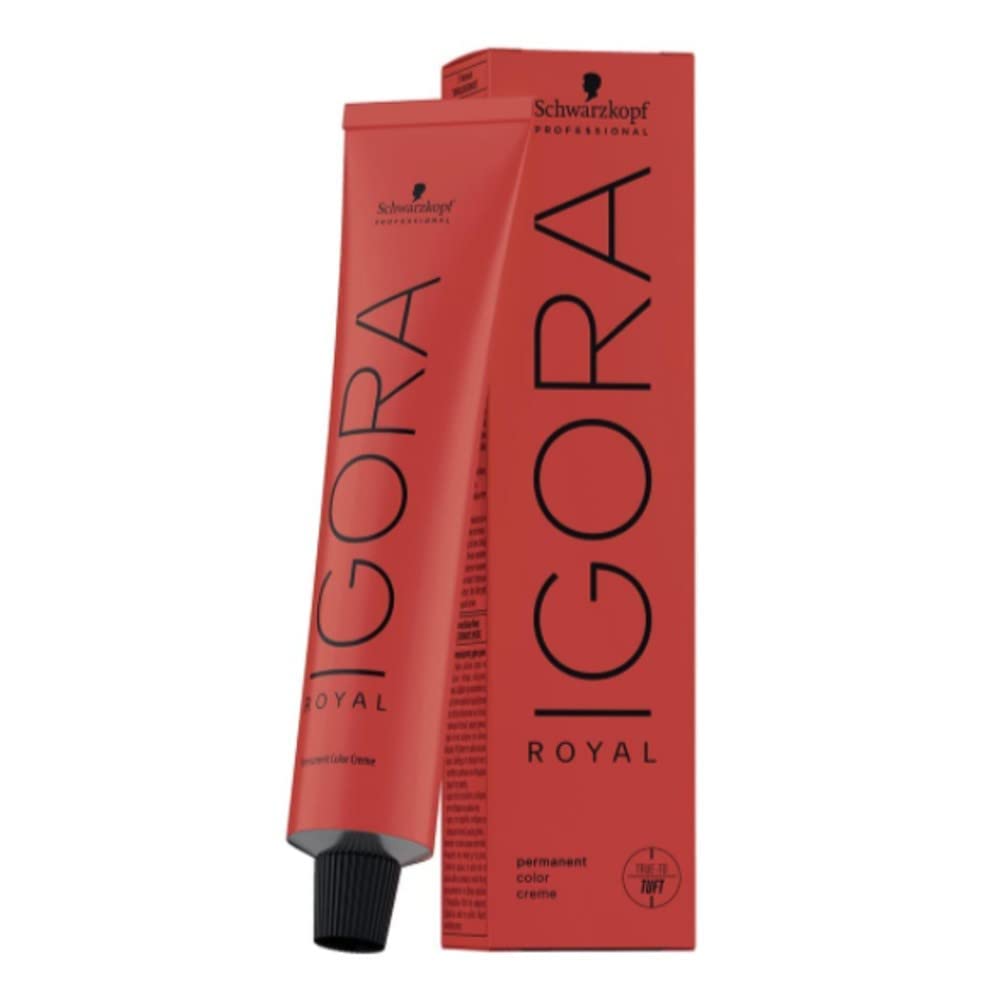 Schwarzkopf Royal Takeover Professional Igora Permanent Hair Color Cream No. 7-764 Medium Blonde Copper Beige Chocolate, 60 ml, 4045787404944