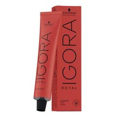 Schwarzkopf Royal Takeover Professional Igora Permanent Hair Color Cream No. 7-764 Medium Blonde Copper Beige Chocolate, 60 ml, 4045787404944